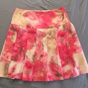 St John Couture floral skirt New